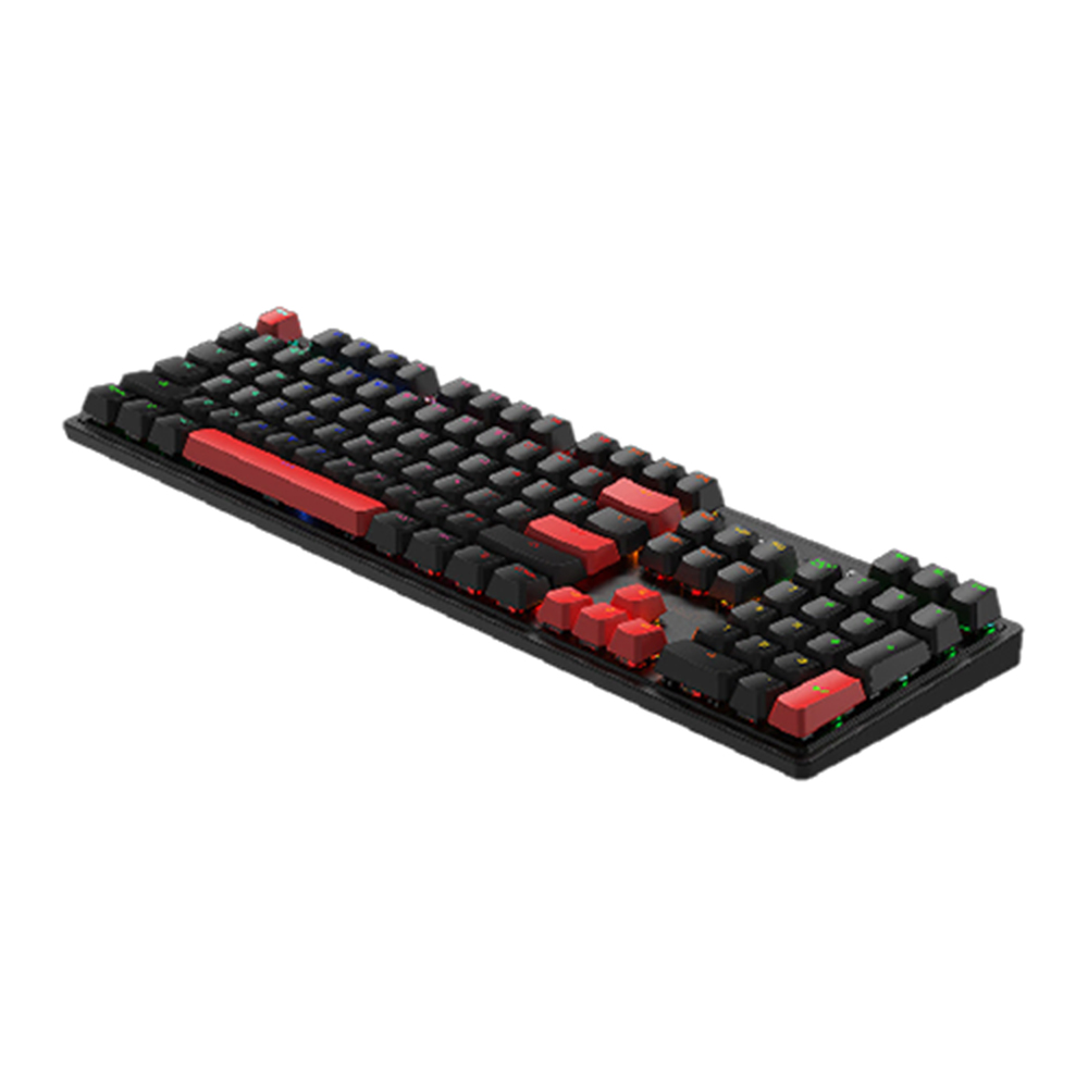 A4Tech Bloody S510R Mechanical Gaming Keyboard - BLMS Switch - 4 MB Expanded Memory - 10 Preset RGB Effects - Elite Bloody Keydominator Software. 