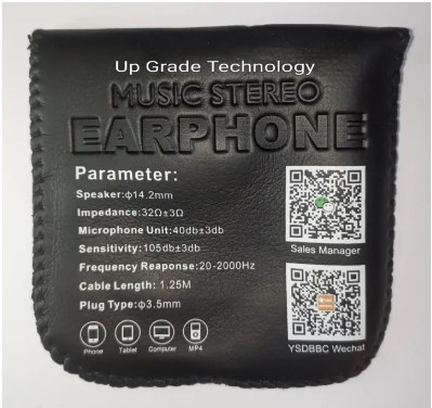 YSDBBC In Ear Earphones With Microphone For all Others Smart-Phone, Tab, iPod and 3.5mm Jack other devices. 