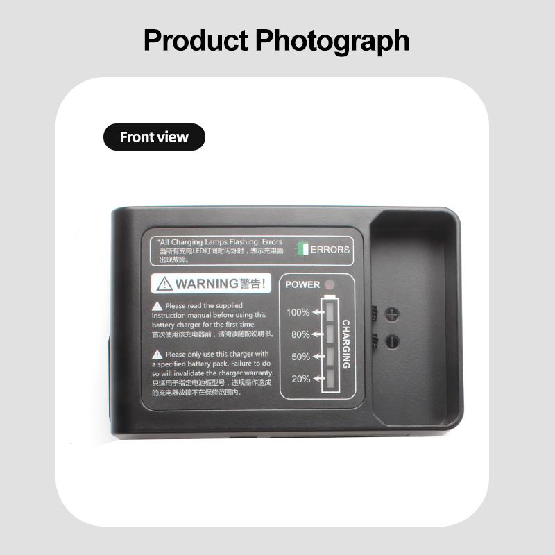 Godox VC-18 Charger AC Charger for Godox VB18 Li-ion Battery Ving V850 V850 II V860II-S V860C V860II Speedlite Flash. 