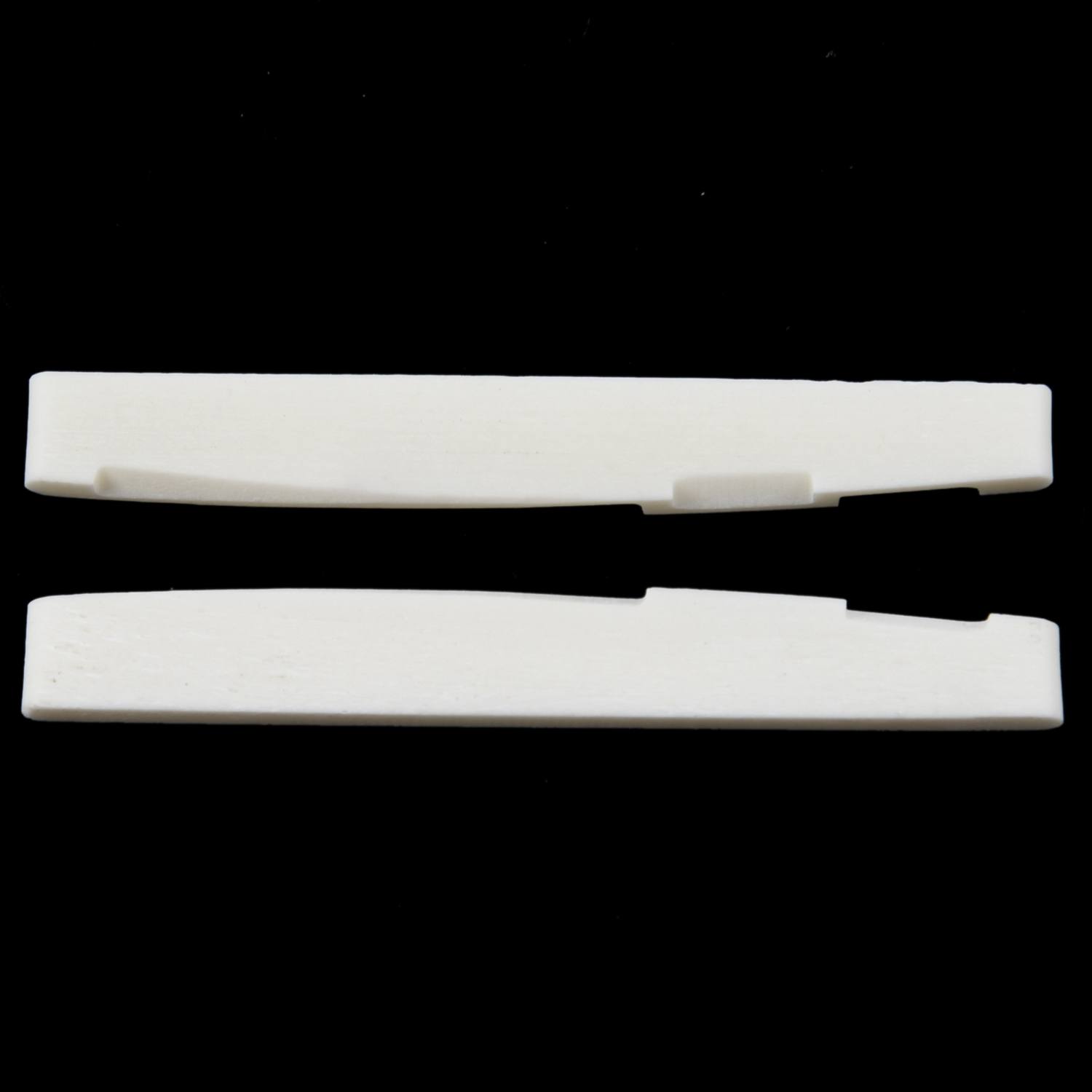 Harmony 6 String Acoustic Bone Bridge Guitar Slotted Saddle Guitar Parts(Pack of 2). 