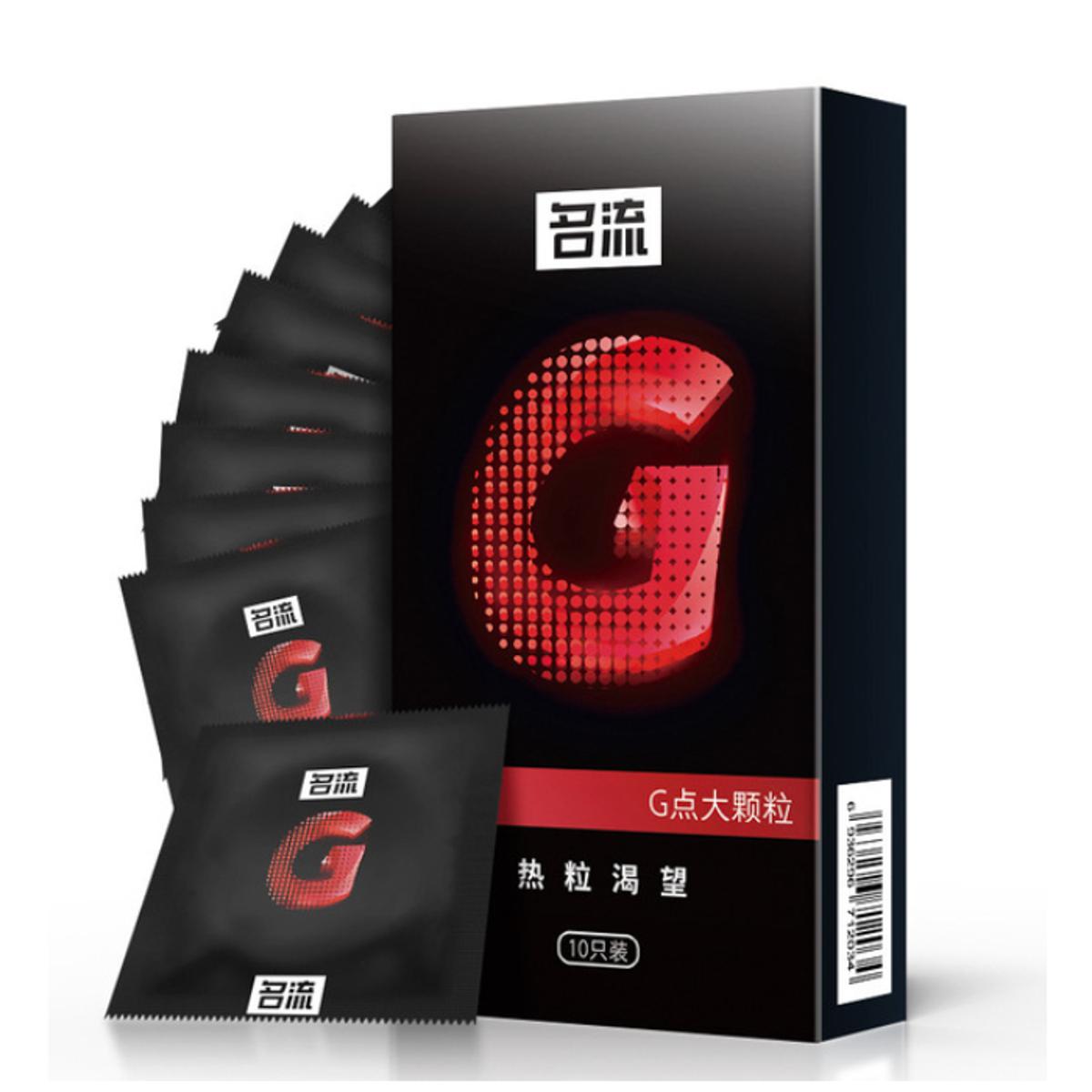Celebrity G Ultra Dots Red Condom - 10pcs Pack - Condom
