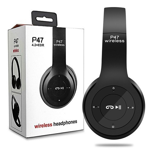 Wireless Headphones, P47 Bluetooth Foldable Headset with Microphone Support  FM Radio TF for PC TV Smart Phones \u0026 Tablets Etc: Buy Online at Best Prices  in Bangladesh | Daraz.com.bd