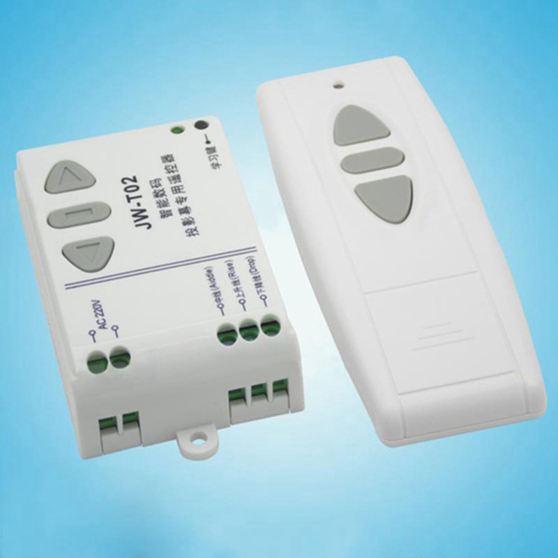 JW-T02 Motor Wireless Remote Control Switch UP Down Stop RX Latched. 