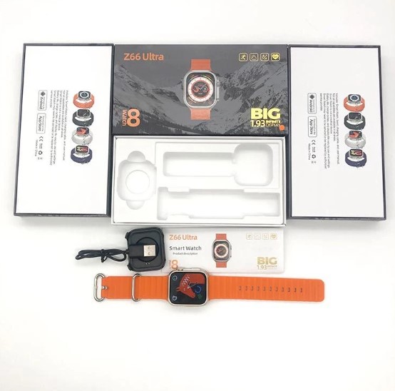 Watch Ultra Z66 Ultra Smartwatch Series 8 Bluetooth Call Blood Oxygen For Men Women Smart Watch For Android ios. 