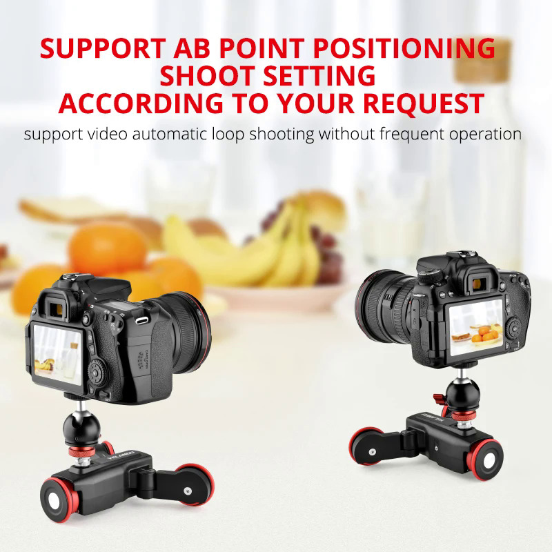 L5 Motorized Camera Slider Automatic Video Dolly Car Rail Systems for DSLR Camera Sony iPhone with App Control //////////////////////////////////////////////////////////////////////////////////////////////////. 