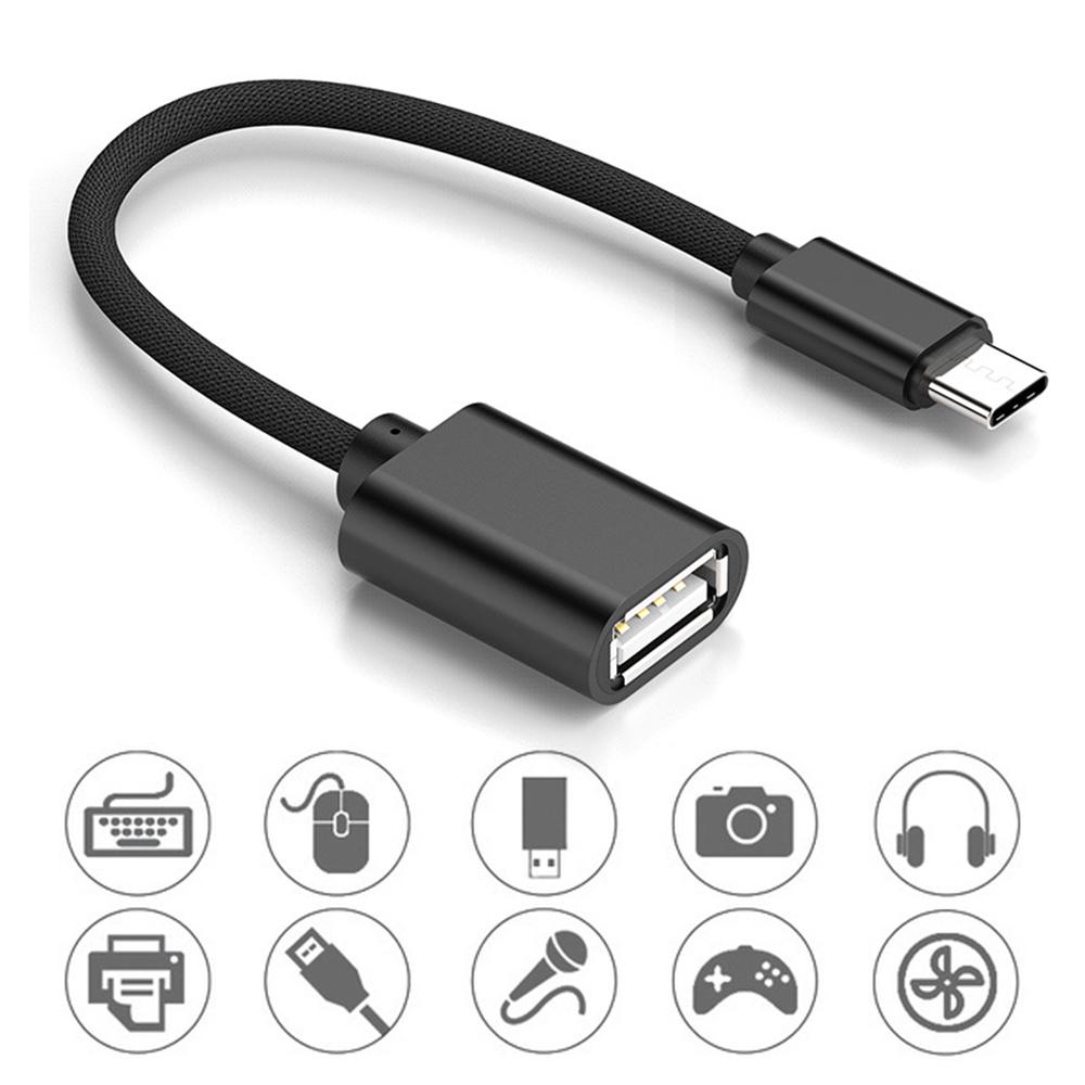 KM Type-C Otg Cable Ky-167 type c otg cable - Black. 