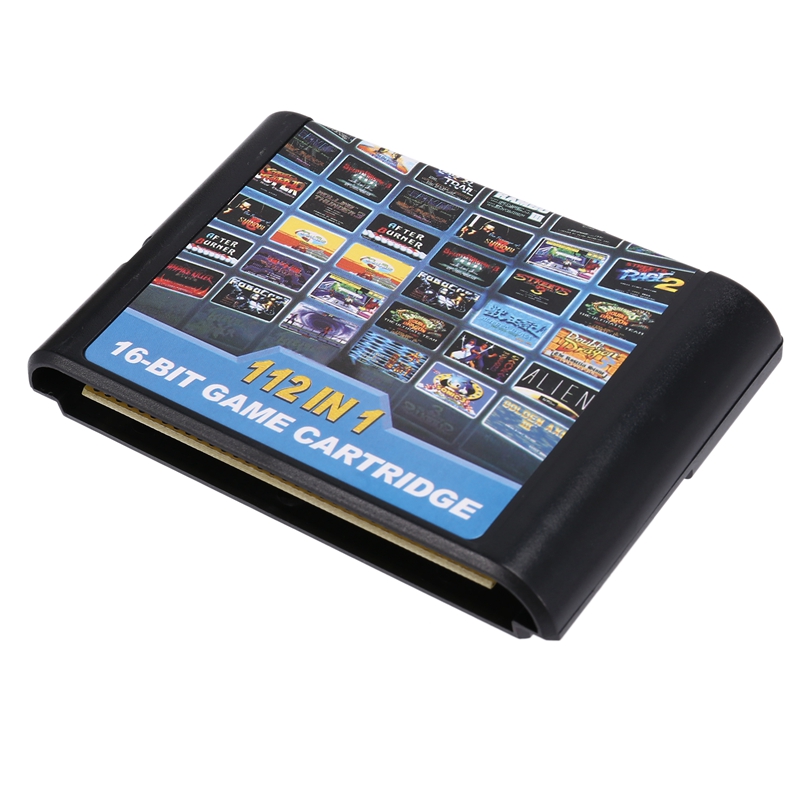 112 in 1 Game Cartridge 16 Bit Game Cartridge for Sega Megadrive Genesis Game Cartridge for PAL and NTSC. 