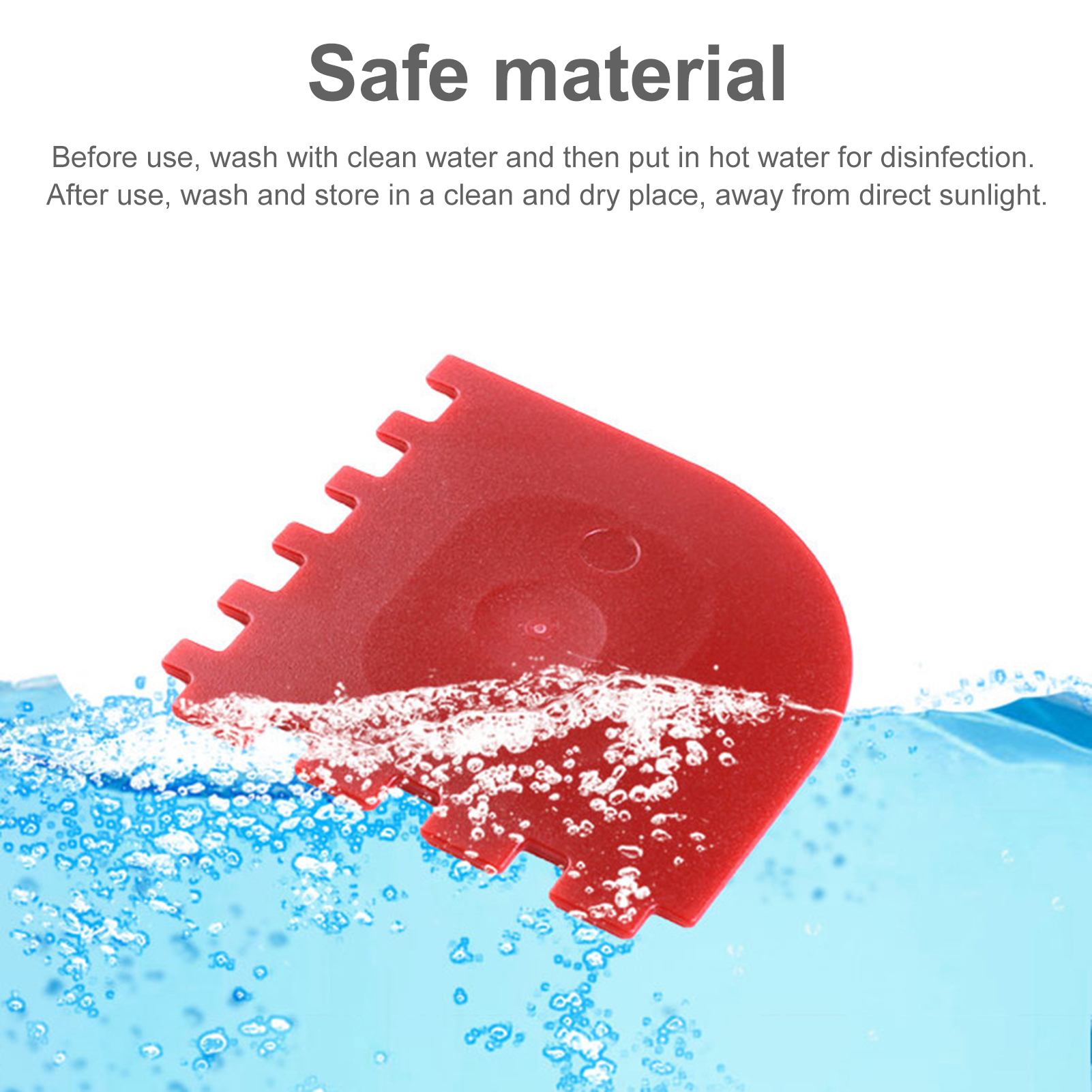 Pan Scraper Rounded Edge Dishwasher Safe Pan Cleaning Scraper. 