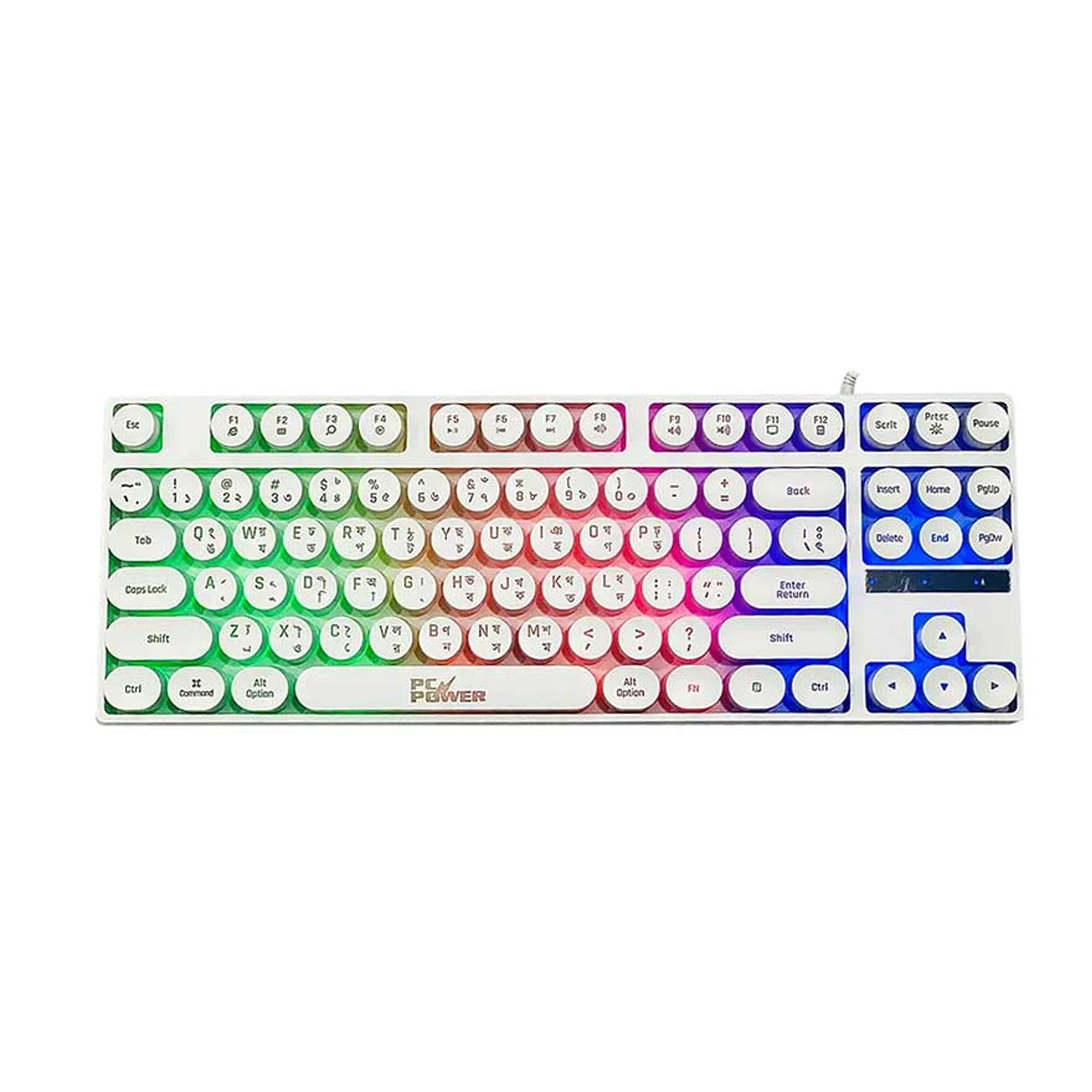 Group Vertical K87 Wired 87 Keys Mechanical Gaming Keyboard Rgb Backlit For Pc Gamer