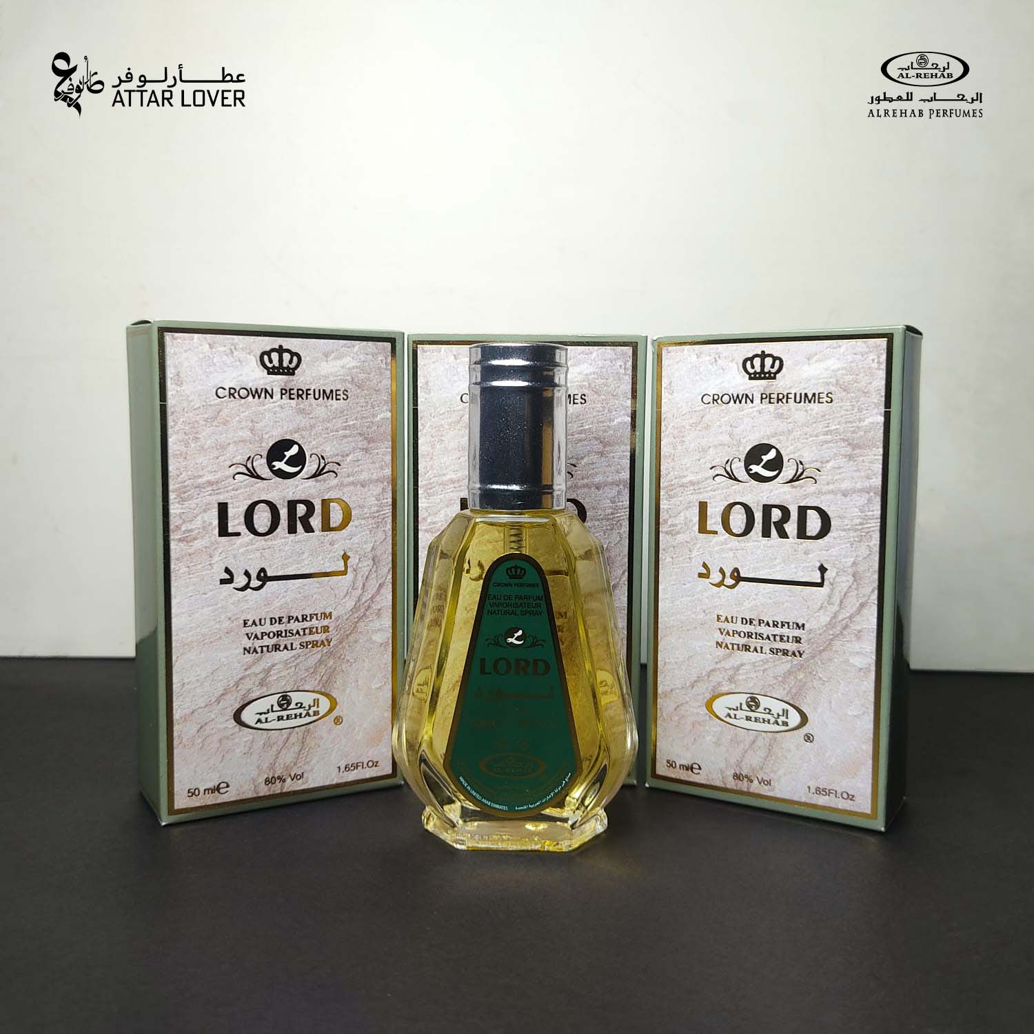 Crown Perfumes Lord Perfume Expensive Al Rehab Lord Attar/Premium