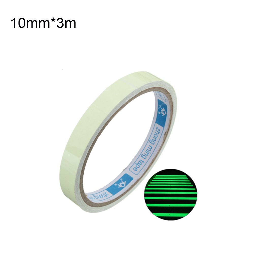 New Self-adhesive Tape 1cm 1.2cm 1.5cm width Bandage Glow in the Dark Fishing Rod Luminous Sticker Protecting Fishing Rod
