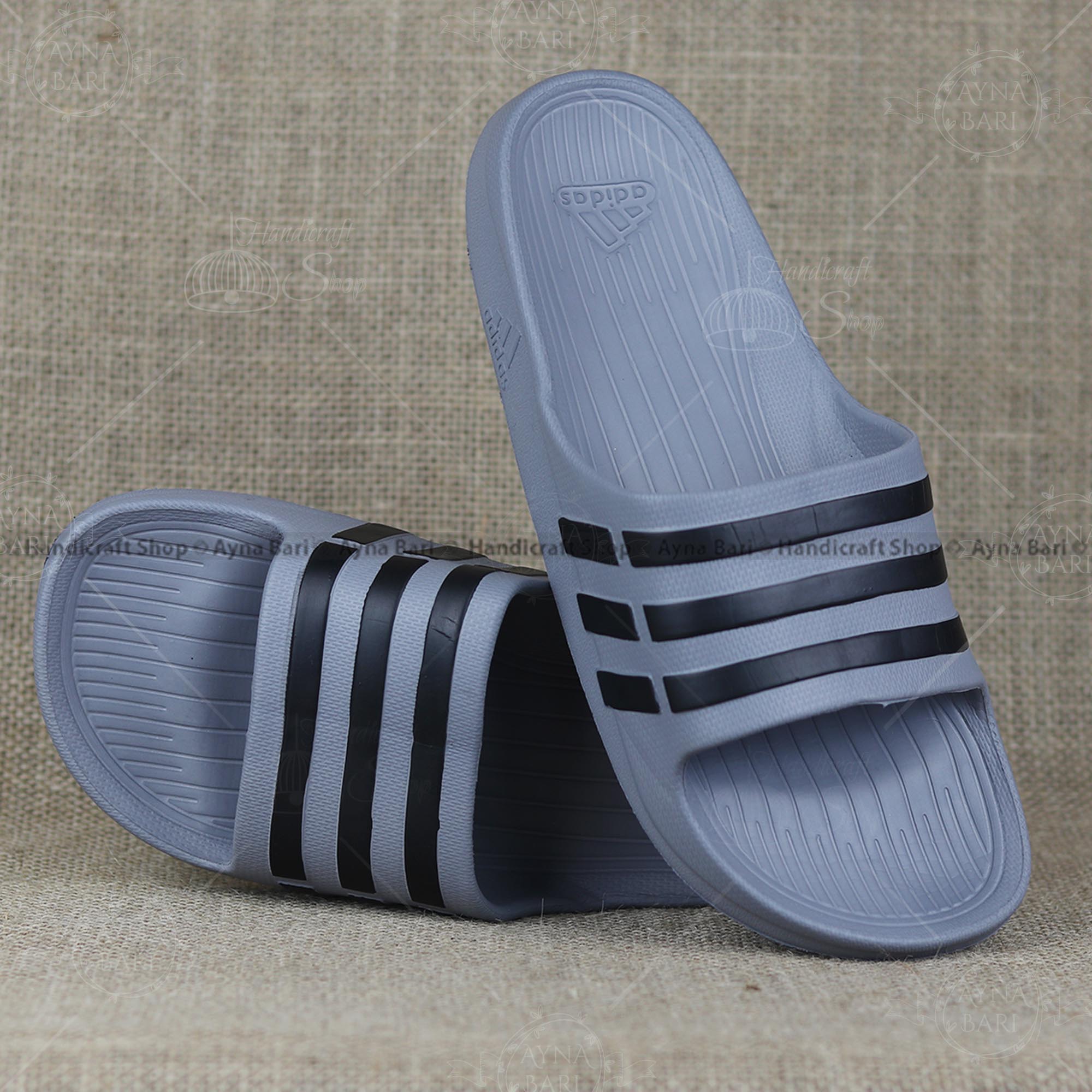 Slides for man  addidas Step Slides 3 step slides slipper for man  Made in Vietnam [Handicraft Shop] - Slides For Men. 