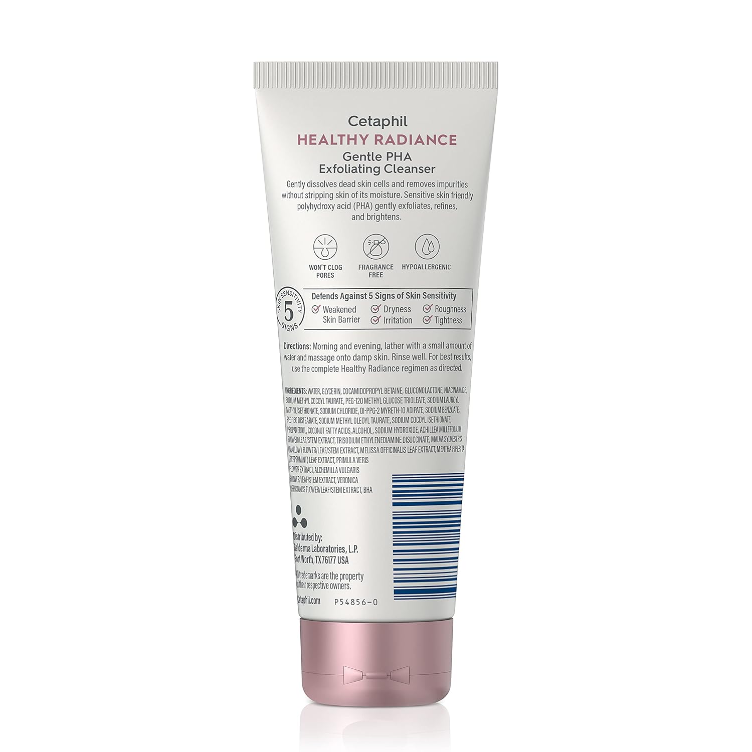 Cetaphil Face Wash, Healthy Radiance Gentle Exfoliating Cleanser, Visibly Reduces Look of Dark Spots and Hyperpigmentation, Designed for Sensitive Skin, Hypoallergenic, Fragrance Free, 4.2oz. 