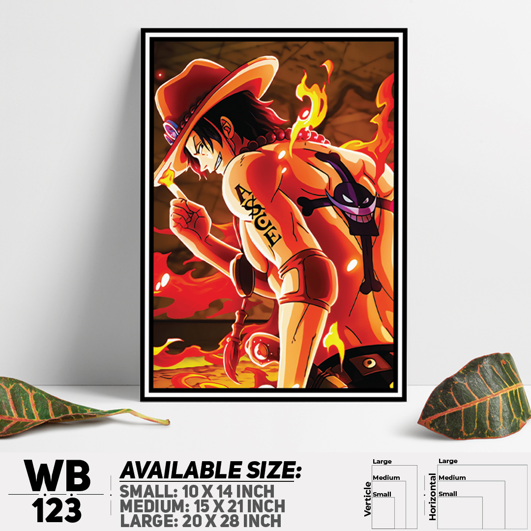 Stylish Addition - One Piece Anime Manga series Wall Canvas Wall Decoration Wall Painting - WB123 - Urban Sticker - Sustainable Choice