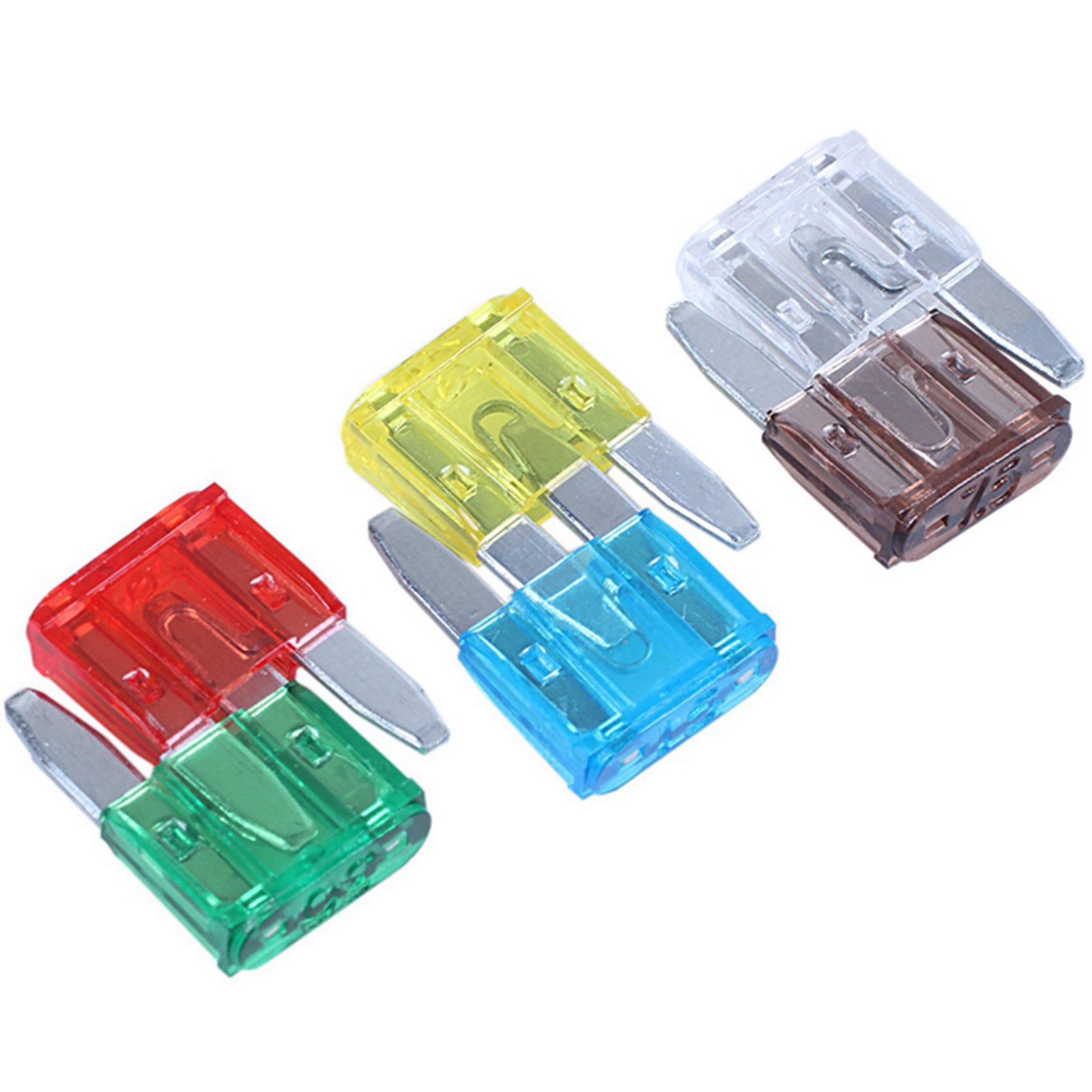 105 Piece MIXED Mini Blade Fuse AUTO Car Motorbike 5 7.5 10 15 20 25 30 AMP