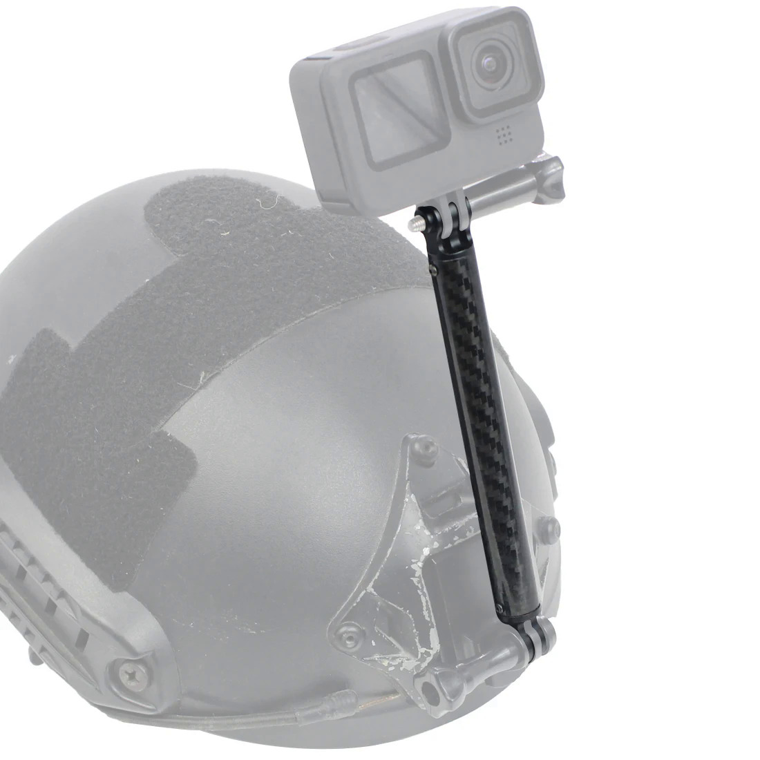 Adapter Extension Arm for Gopro Camera Helmet Mount Bracket Sports Cameras Selfie Stick Photo Shooting Connect Pivot Pole. 