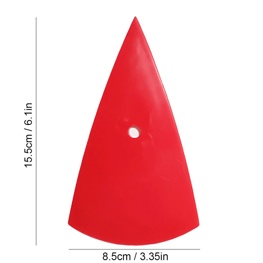 Green Red Yellow Contour Squeegee for Car Vinyl Film Window Tinting Go Corner Card Scraper Decal Sticker Foil Install Tool A13. 