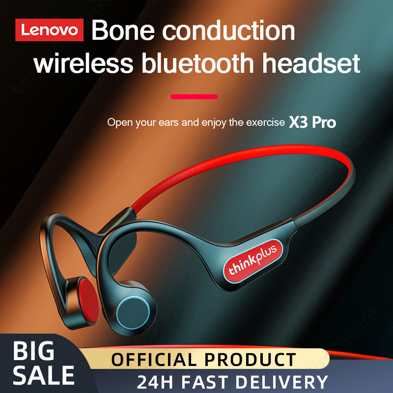 Lenovo Bone Conduction Earphones X3 Pro Simple Operation Easy to Grasp Headset High Quality Earbuds Suitable for Ear Canal