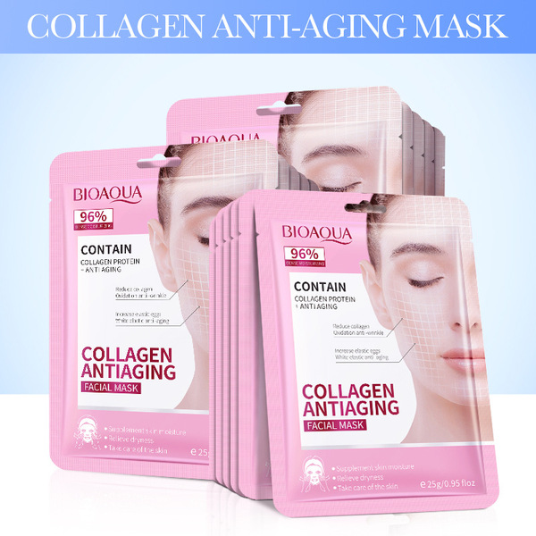 BIOAQUA 96% Dense Moisturizing Collagen Antiaging Facial Mask 25g