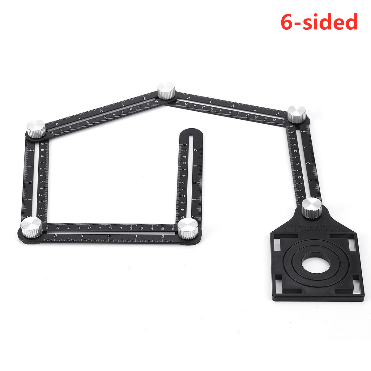 Universal Angularizer Ruler Multi Angle Measuring Template Tool Aluminum Alloy. 