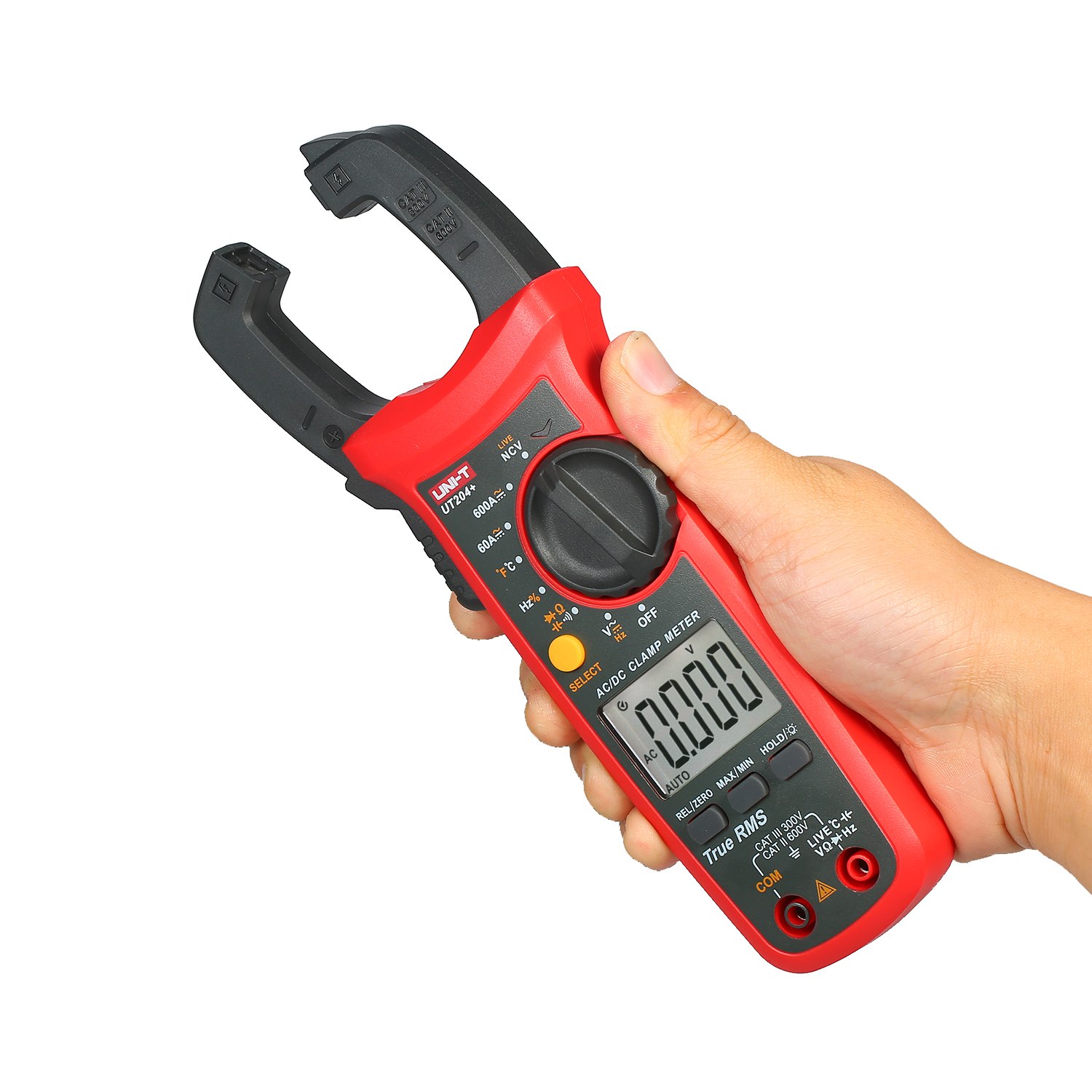 KOGEEK UT204+ 6000 Counts Digital Clamp Meter True RMS Multimeter Clamp Ammeter Voltage Meter NCV Test Universal Meter Tester AC/DC Current Clamp Tester. 