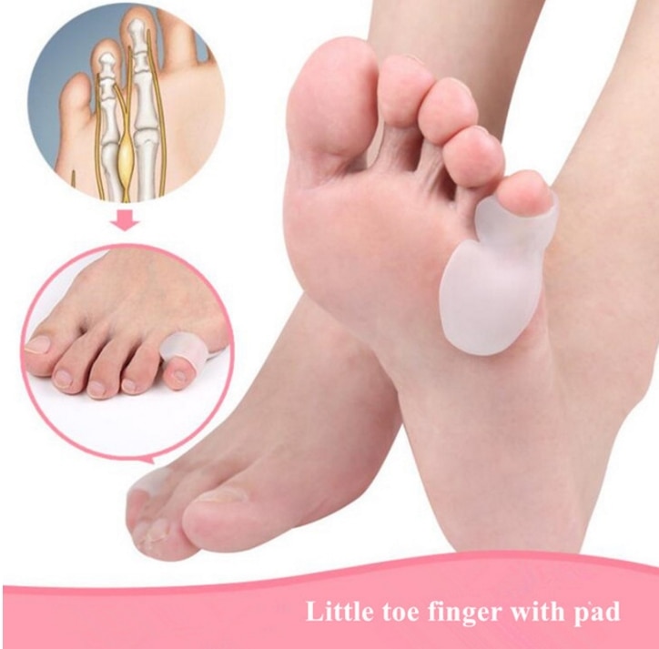10pcs/lot Pinky Toe Splint Protector Braces Support Little Toe Separator Guard for Hammer Toe Pad Bunion Hallux Valgus Corrector. 