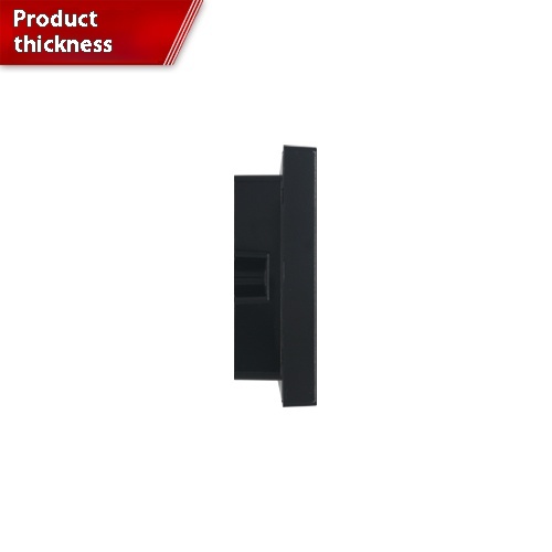 3.5-inch 86 box LCD panel temperature controller panel TFT panel intelligent switch 485 serial port screen black. 
