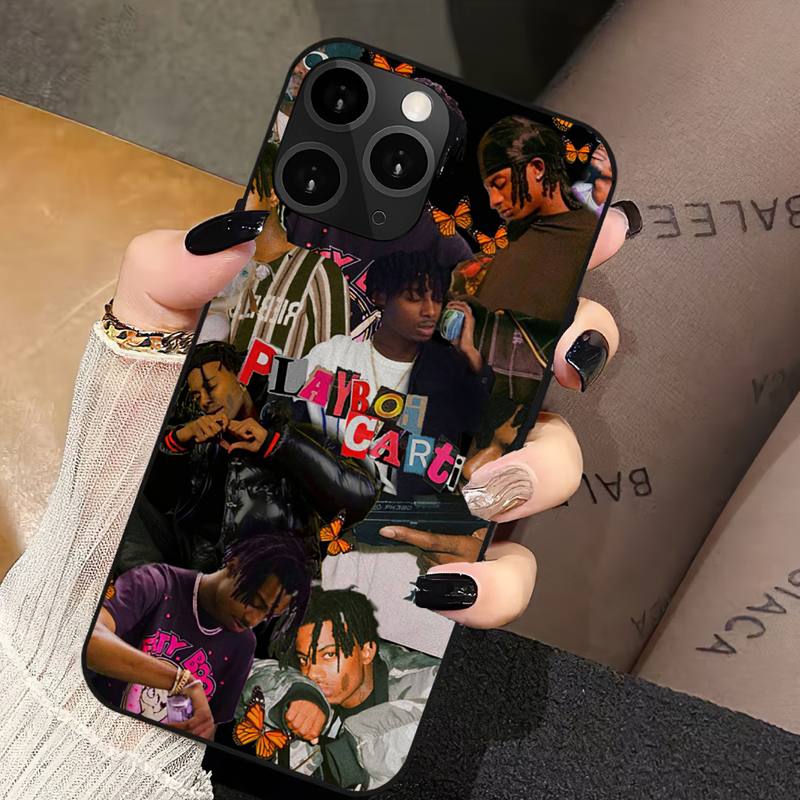 Playboi Carti Rapper Phone Case For iPhone 11 12 Mini 13 14 15 PRO XS MAX X XR 8 Plus Shell. 