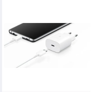 Samsung A32 A50 A51 A52 A60 A70 A71 A72 M40 M51 M62 Mobile Phone Super Fast Charger 25W Travel USB PD Fast Charge with Type-C. 