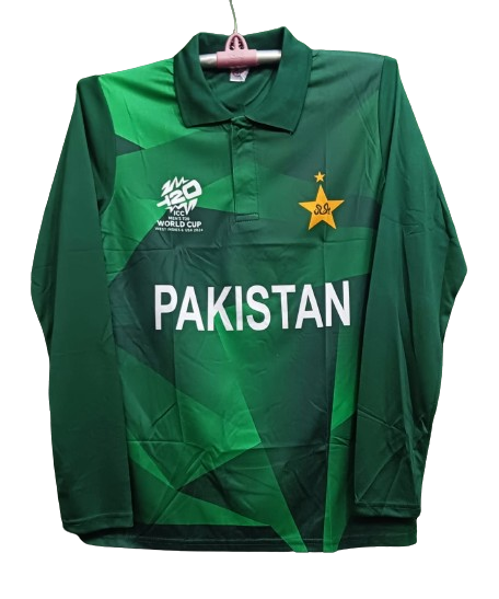 Pakistan Full Sleeve T20 World Cup 2024 Cricket Jersey Daraz bd pakistan-full-sleeve-t20-world-cup-2024-cricket-jersey-daraz-bd
