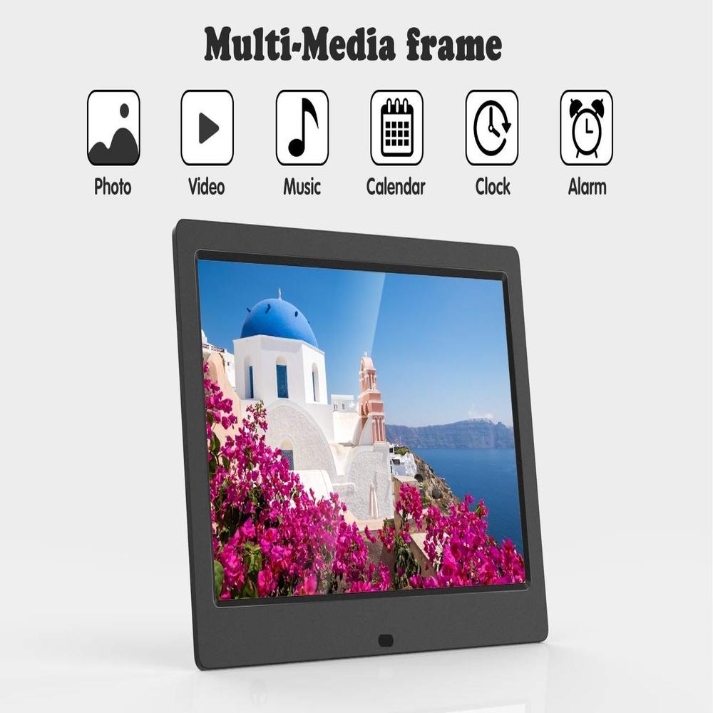 Digital photo frame with LED display Versatile Multifunctional Portable LED electronic album Touchscreen High-resolution Picture MP4 player with LED display for Home decoration Gift for friends and family Displaying memories Office display Photography. 