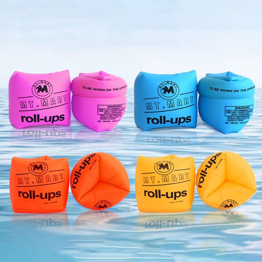 2Pcs Pool Armbands Safety Training Swimming Circle Swim Pool Floating Arm Bands Ring Swimming Arm Ring Inflatable Floats Hand Float Armbands. 