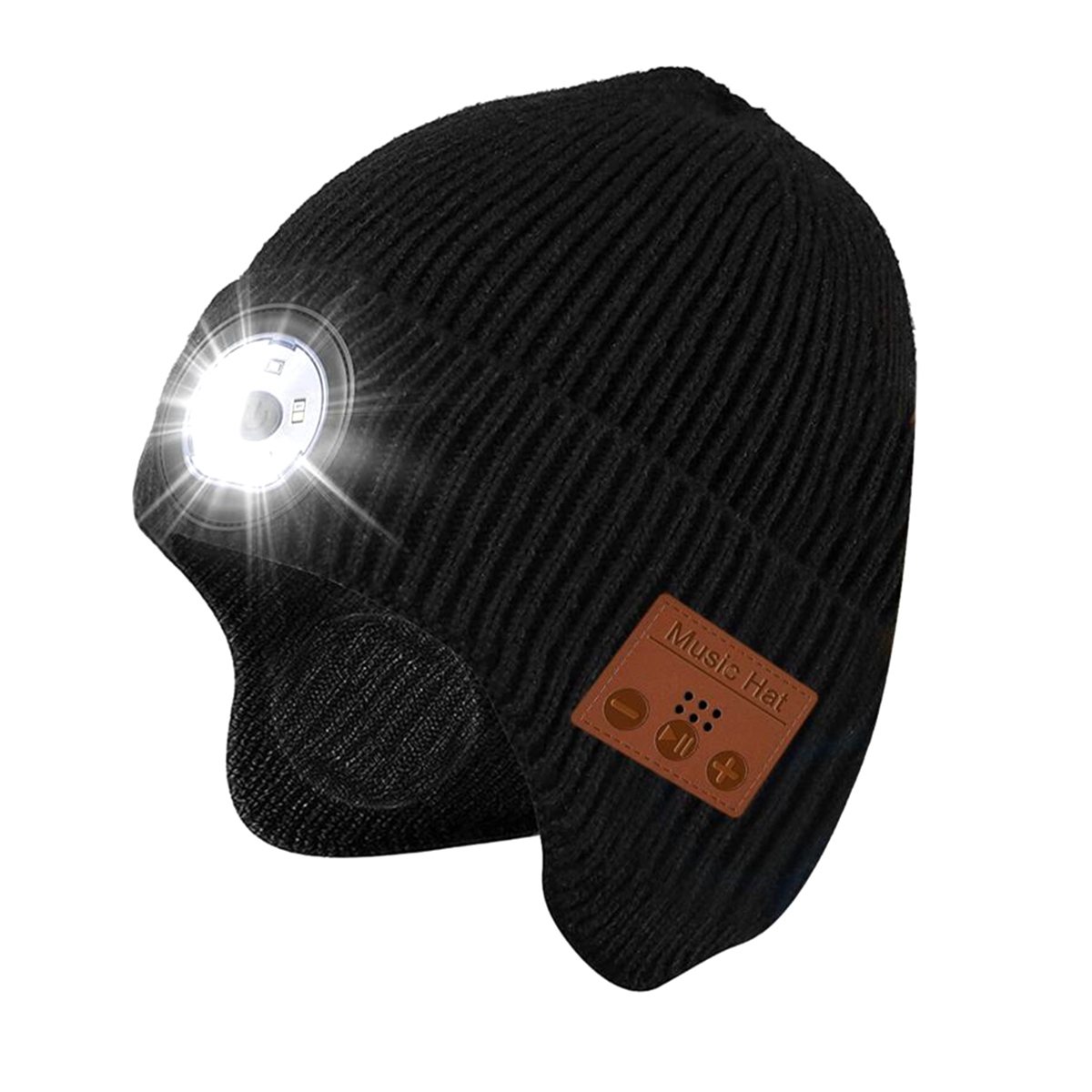 LED Beanie Hat with USB Rechargeable 