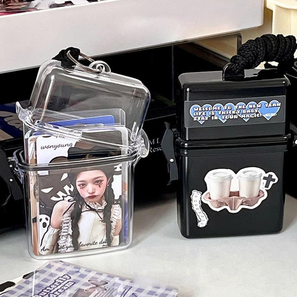 Photocards Box Photo Card Holder Card Case Box Album Case Container Storage Box Sealed Box