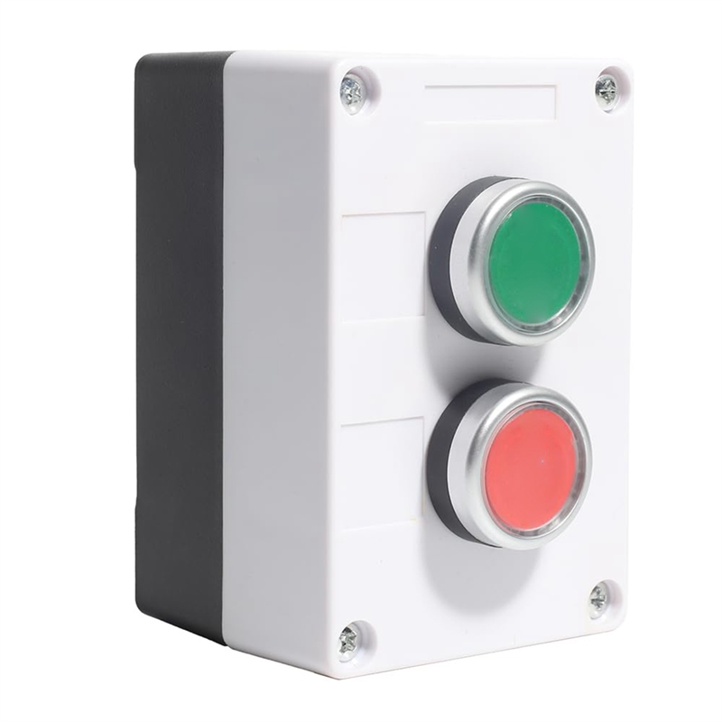 Rain Proof Up-Down Switch Control Station, Momentary Push Button Station Red Green Sign Pushbutton Switches