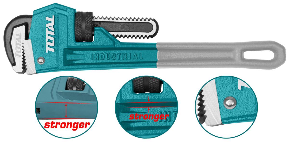 Pipe wrench 12" INDUSTRIAL TOTAL-THT171206