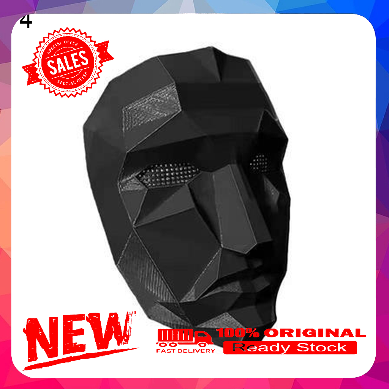 Face Cover Skin-friendly Realistic Looking Plastic Squid Game Themed  Villain Face Cover for Home: Buy Online at Best Prices in Bangladesh |  Daraz.com.bd