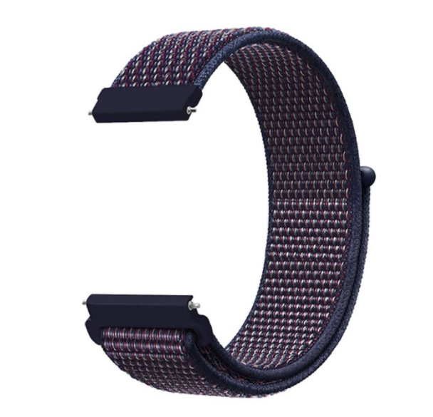 22mm Quick Release Soft Nylon Sport Strap For M29/Amazfit Pace/Gear S3/Zeblaze GTR/Haylou RT 2/Haylou Solar Plus/ Haylou RT3/ Amazfit GTR(47mm) GTR 2/GTR 2e/GTR 3 Pro/Mibro X1/Mibro A1 Smartwatch