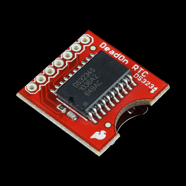DeadOn DS3234 DS3234S 3234 Ultra-Precision Real-Time Clock Accurate RTC Module Realtime Breakout With Battery Slots. 