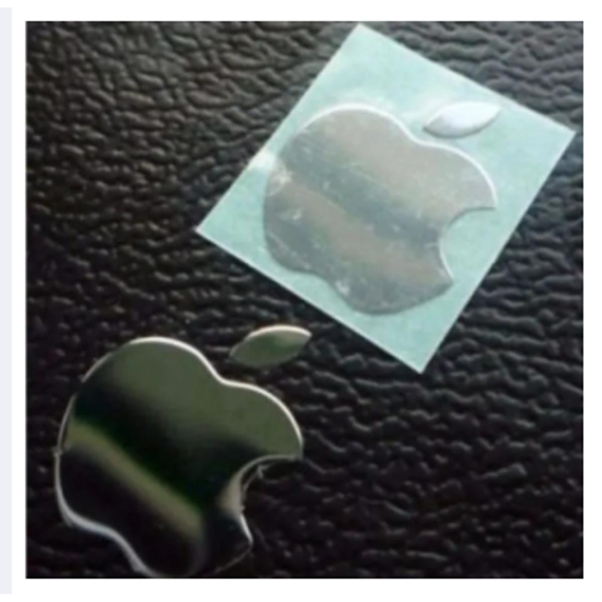 Authentic Apple White Logo Sticker Decal iphone ipod | eBay