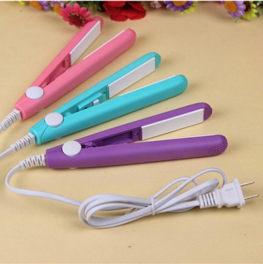 Ceramic Mini Hair straightener Mini Portable Travel Flat Iron with Dual Voltage Daraz .bd