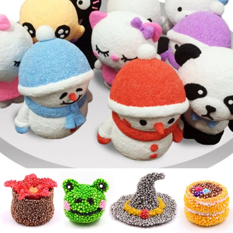 【happy one】5g Snow Mud Fluffy Floam Slime Bead Slime Toy Light Clay. 