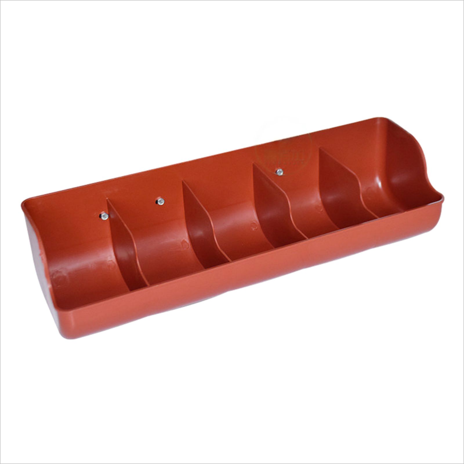 GC Pig Feed Trough, Wall Mounted Pig Feeder, 4 Grids Drinking Trough, 0-40 Centigrade Temperature Range Water Bowl, Farm Supply For Poultry, Livestock. 