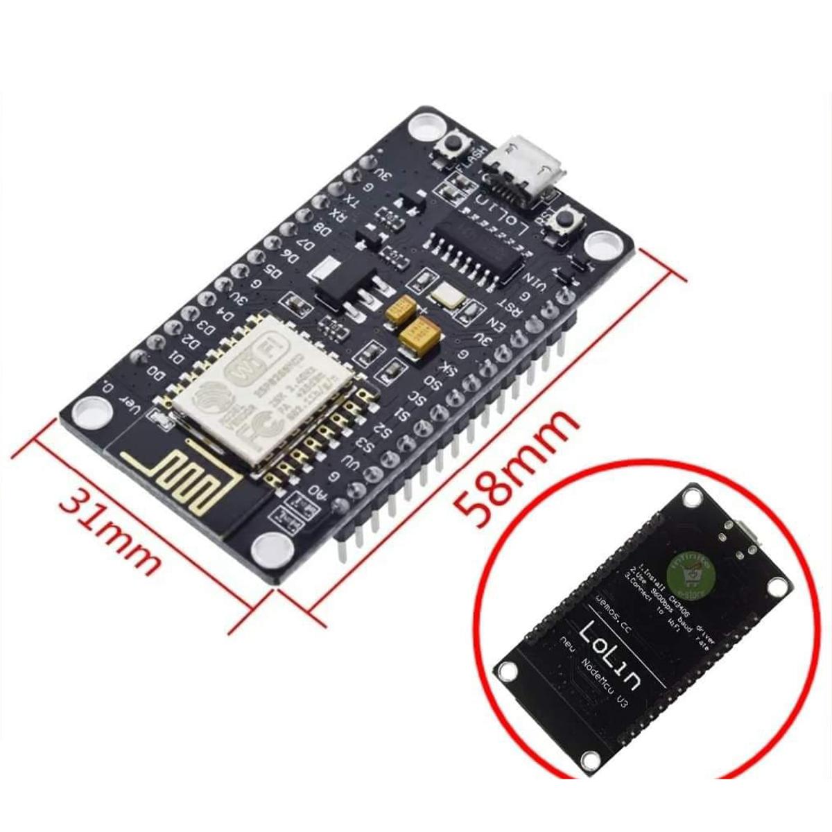 ESP8266 based Wireless module CH340 CH340G NodeMcu LoLin V3 V3 WIFI Internet of Things development board replace Arduino Uno R3 Arduino Mega