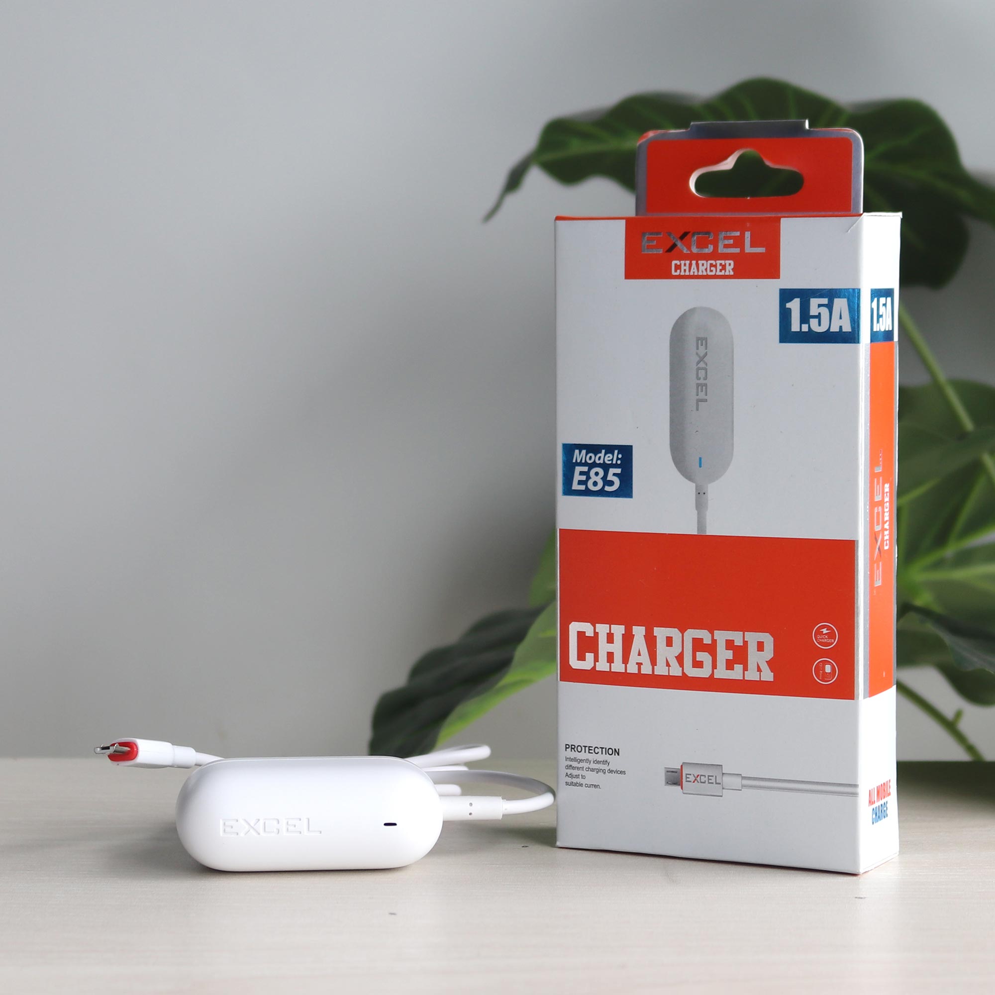 Excel Fast Charger E85 Wall Mobile Charger Fast Charging Quick Charge 3