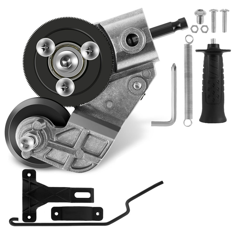 1 Metal Sheet Cutter Sawing Machines Kit Cutting Tool Fast Cutting Plate Punch Drill Attachment