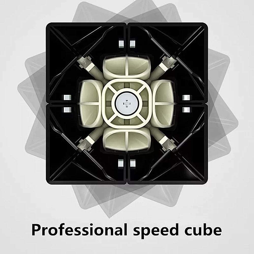 Magnetic 2x2 Speed Cube Stickerless 2x2x2 Puzzle Cubes. 