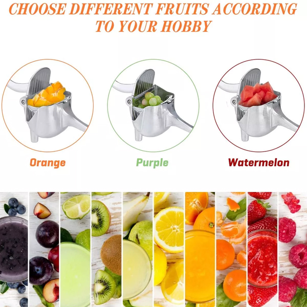 Multifunctional Real Stainless Steel Manual Juicer Hand Squeezer Fruit Juice Manual Juice Machine Orange Lemon Smoothie Citrus Juicer Press Fruit Machine - Juice Maker. 