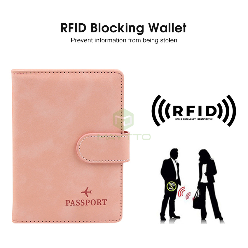 MAYTTO Wallet FRID Card Multi-function Package Ultra-thin Package PU Leather Document Package RFID Wallet Card Holder Holder Bag Travel Cover Case. 