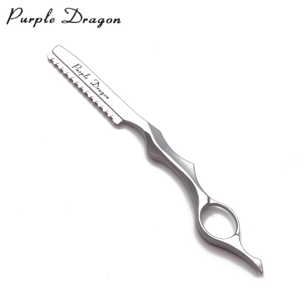 Professional Sharp Barber Razor Blade Purple Dragon Hair Razors Cut Hair Cutting Thinning Knife Salon Tools Dropshipping Z6100. 